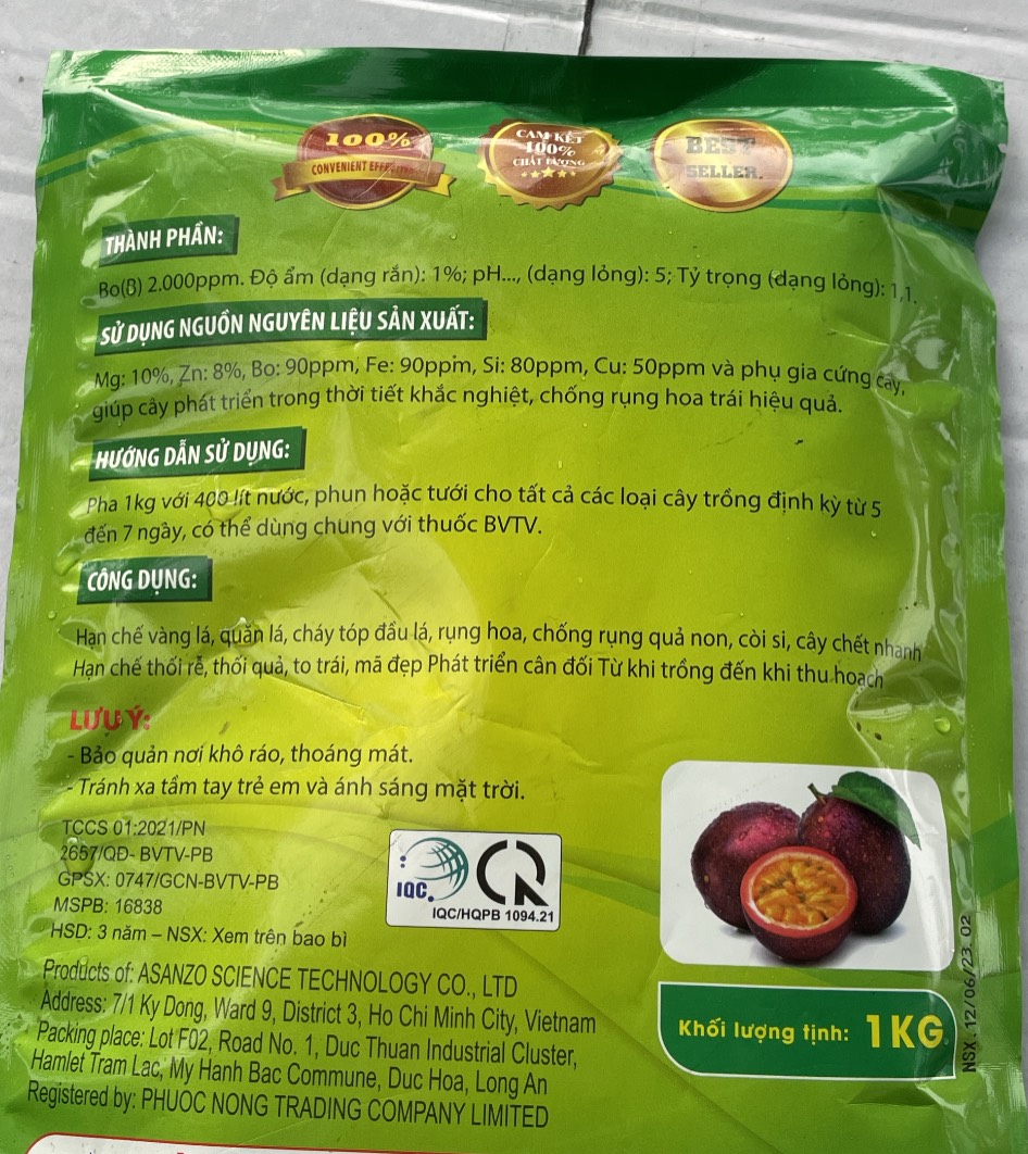 Phân đạm cá can 5 lít SBC  cho cây ăn quả và rau màu