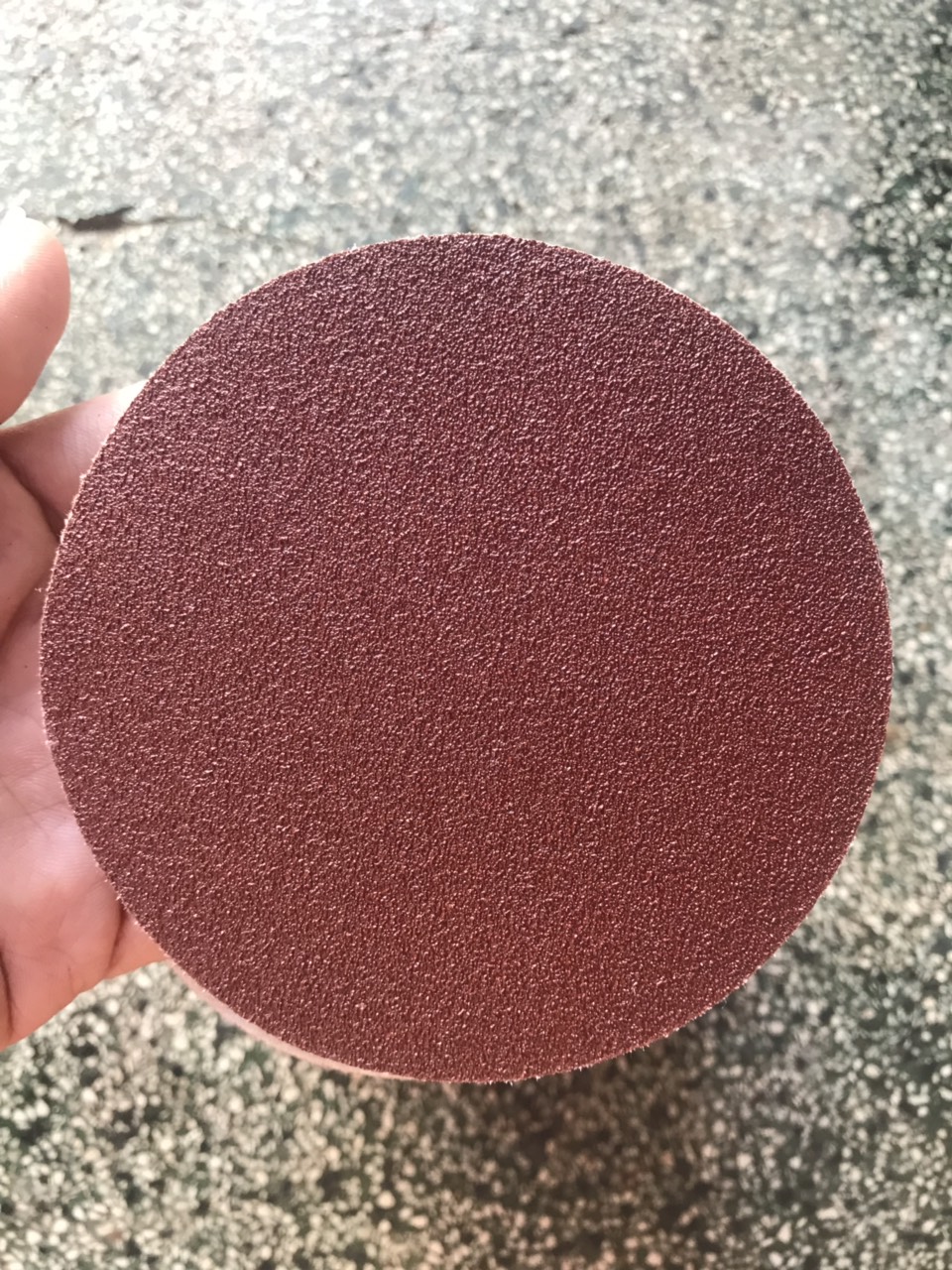 Nhám tròn 4 inch lông (100mm) - combo 10 tờ