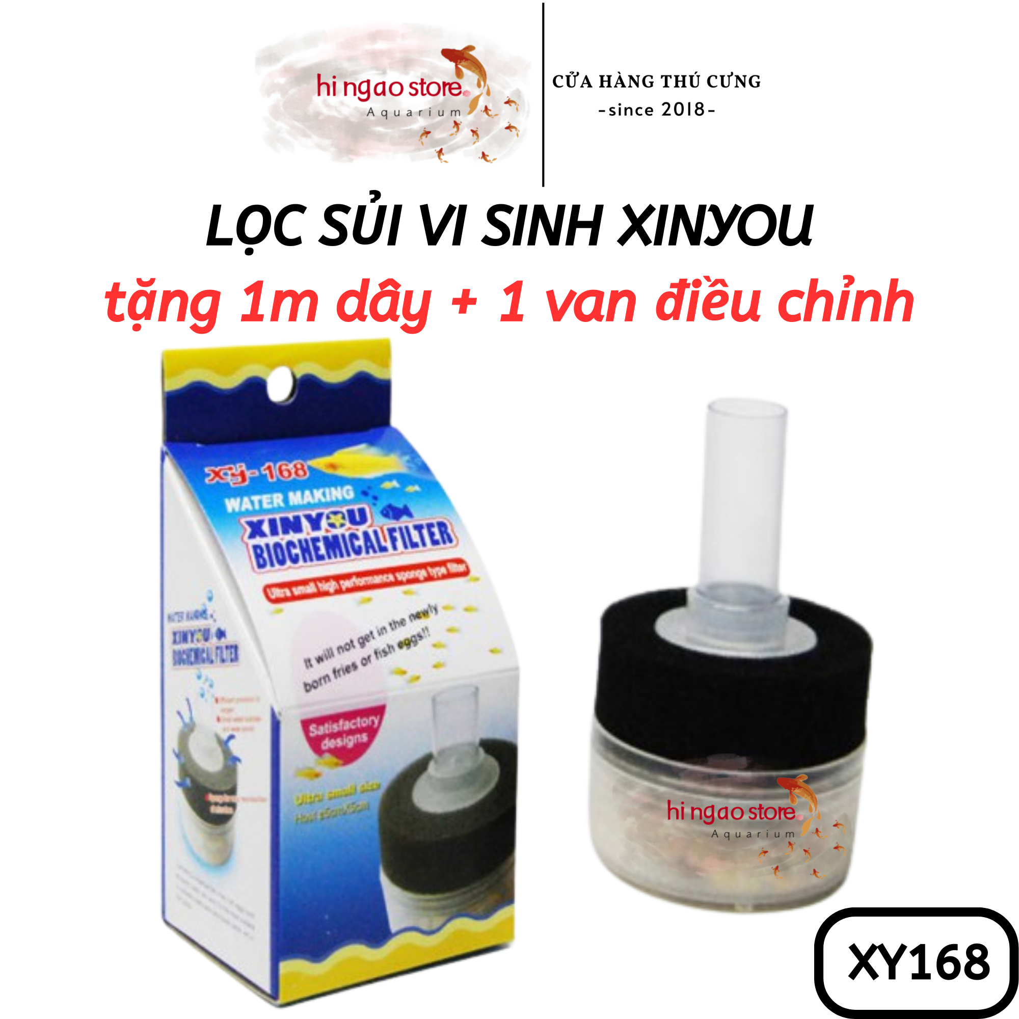 (Get 1m wire, 1 reducing valve) xy-168 effervescent filter-fish accessory | net store.
