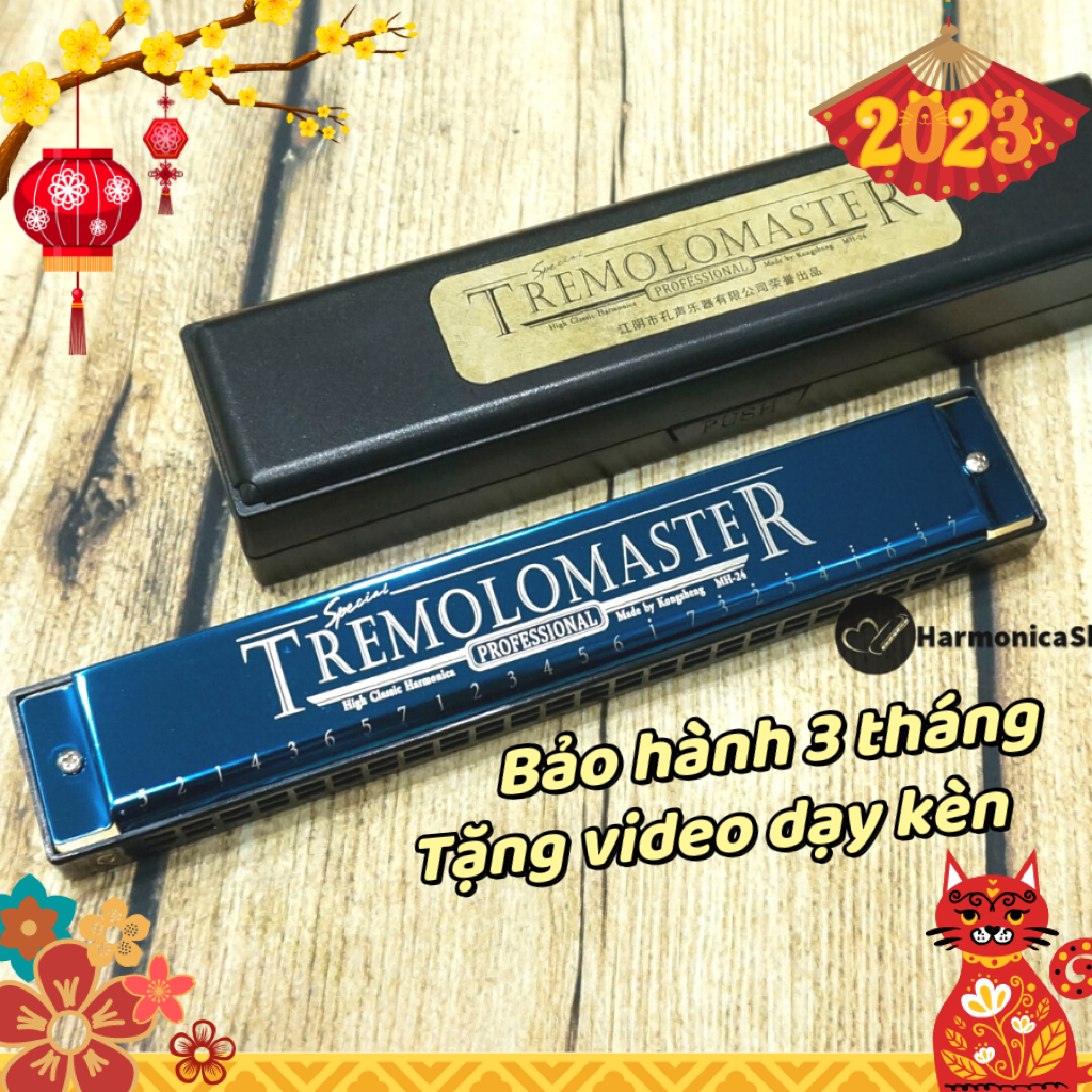 Kèn Harmonica 24 lỗ TREMOLO MASTER MH-24 (có video)