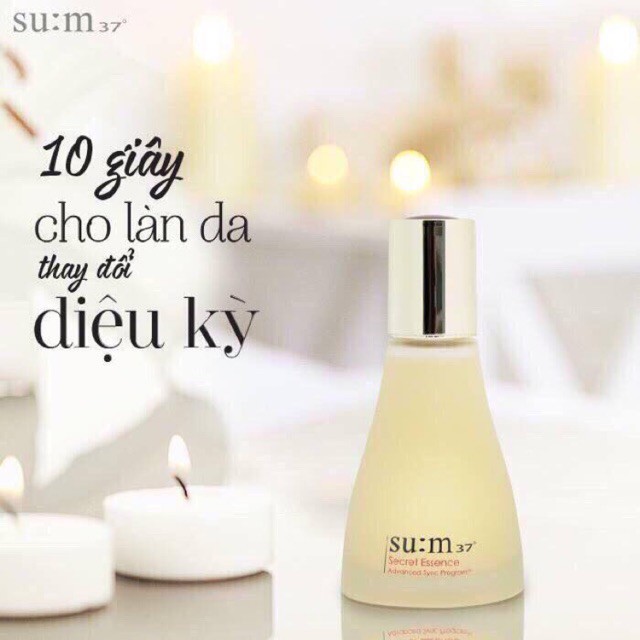 Chai nước thần Sum 37 giúp cải thiện mọi vấn đề về da Su:m37 Secret Essence Advanced Sync Program