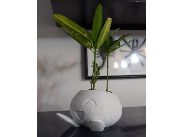 Chậu cây pokemon siêu dễ thương - Cute Oddish planter