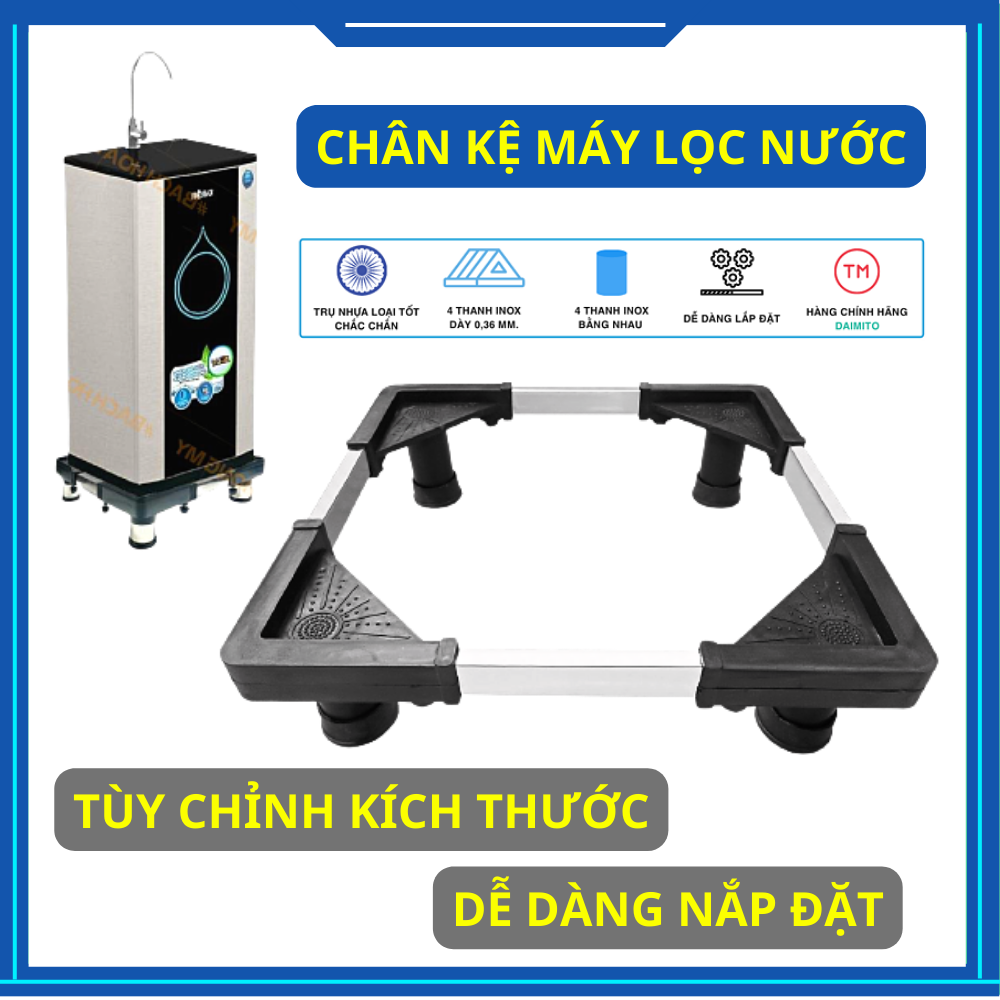Kệ chân để máy lọc nước - chân đỡ máy lọc nước đa năng - kệ để máy lọc nước có chân inox