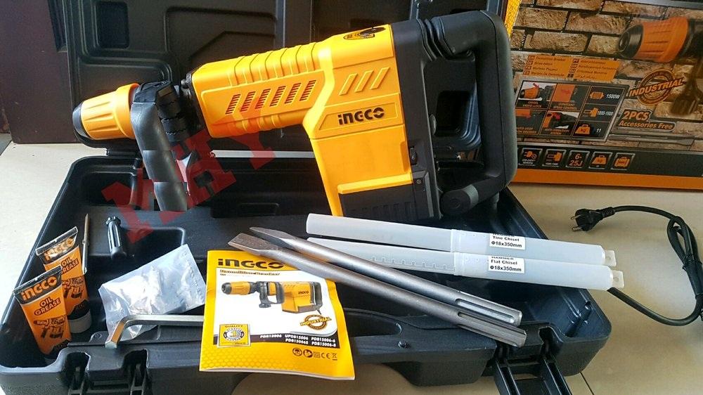 [Trả góp 0%] Máy đục bê tông 1500W Ingco PDB15006