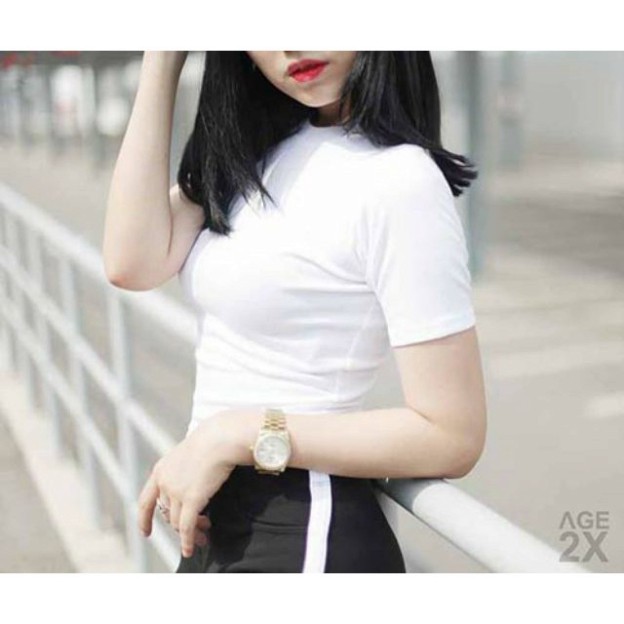 Áo crotop CỘC TAY cá tính