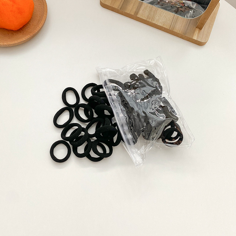 [HCM]Set dây cột tóc 50 cái kèm túi zip - UniLabel