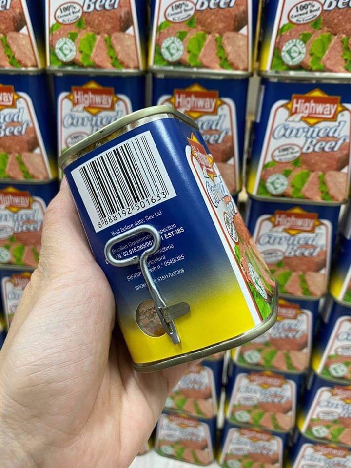 [HCM]????THỊT BÒ ĐÓNG HỘP HIGHWAY CORNED BEEF