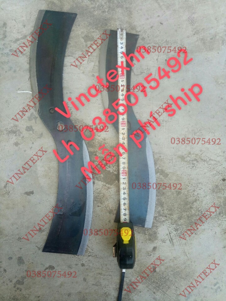 Lưỡi cắt cho máy băm cỏ vuông 40cm lỗ 14mm