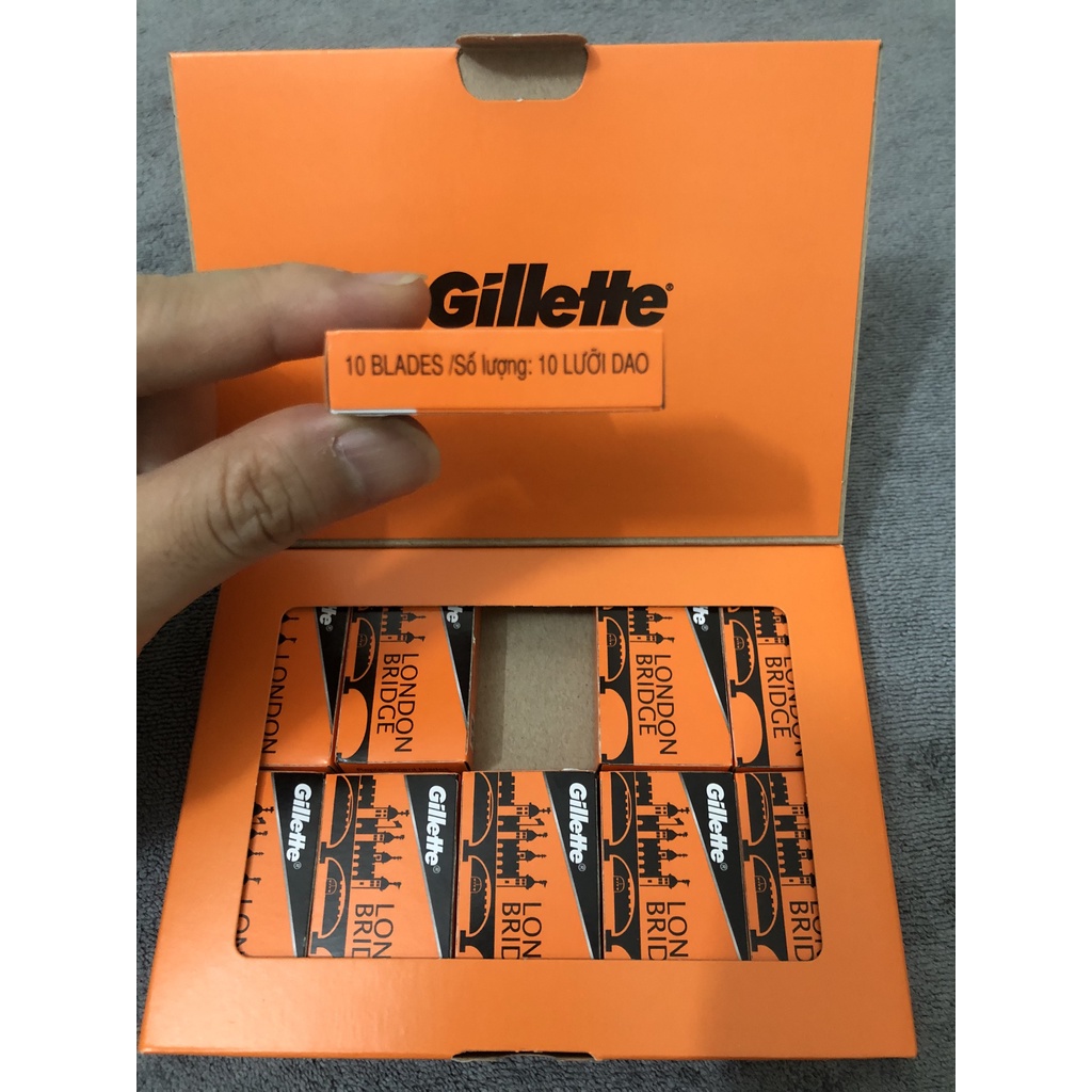 1 hộp lưỡi lam 100 lưỡi Gillette