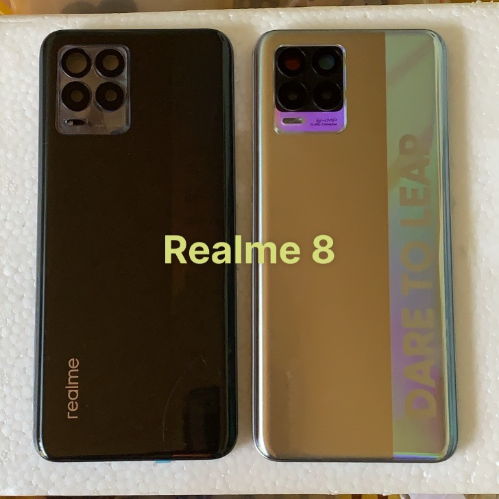 Bộ vỏ Realme 8 (4G )/ Realme 8 Pro zin (kèm kính camera,nút bấm)