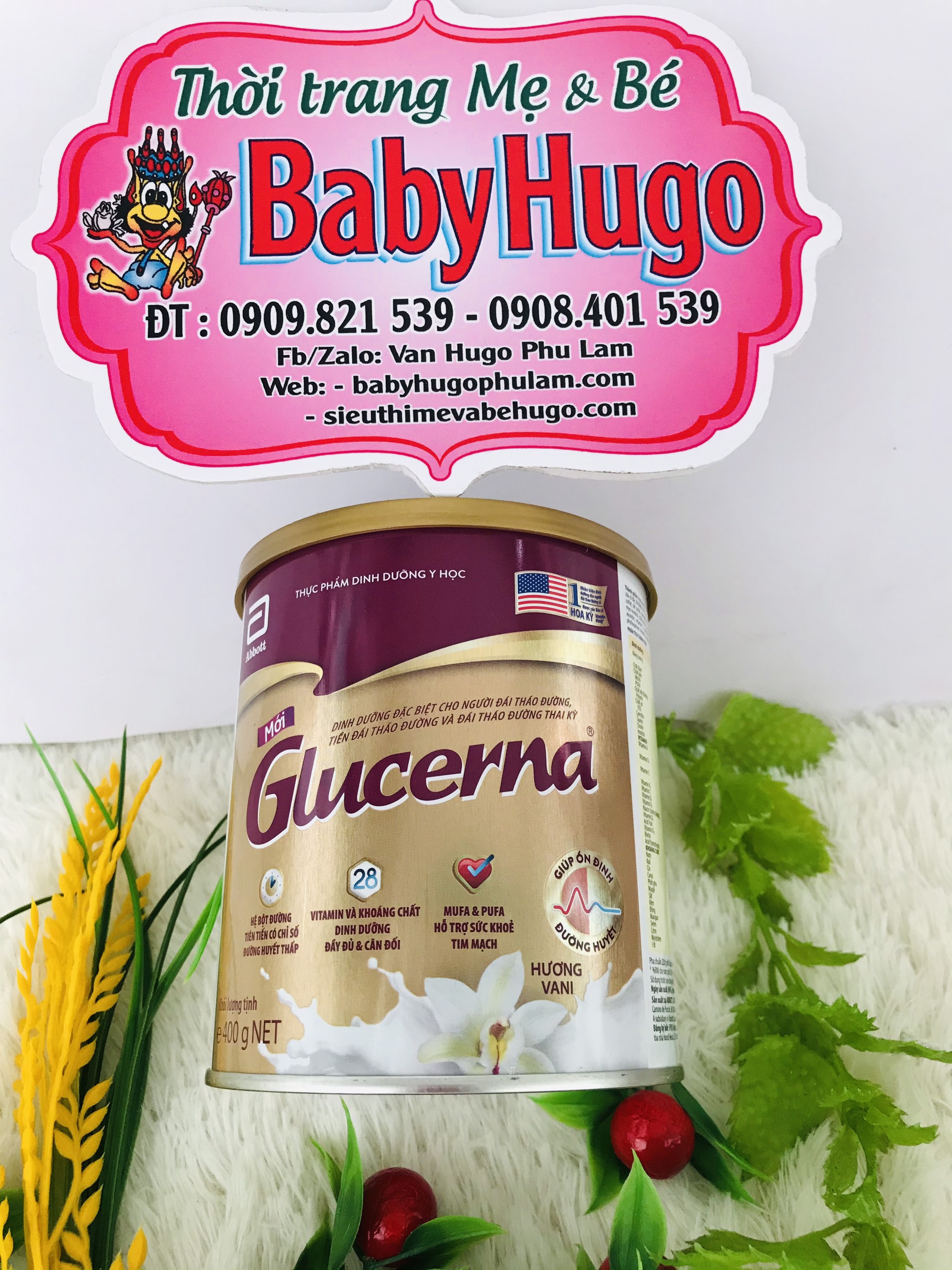 Sữa Bột Dành Cho Người Bị Tiểu Đường Glucerna Abbott (400g)