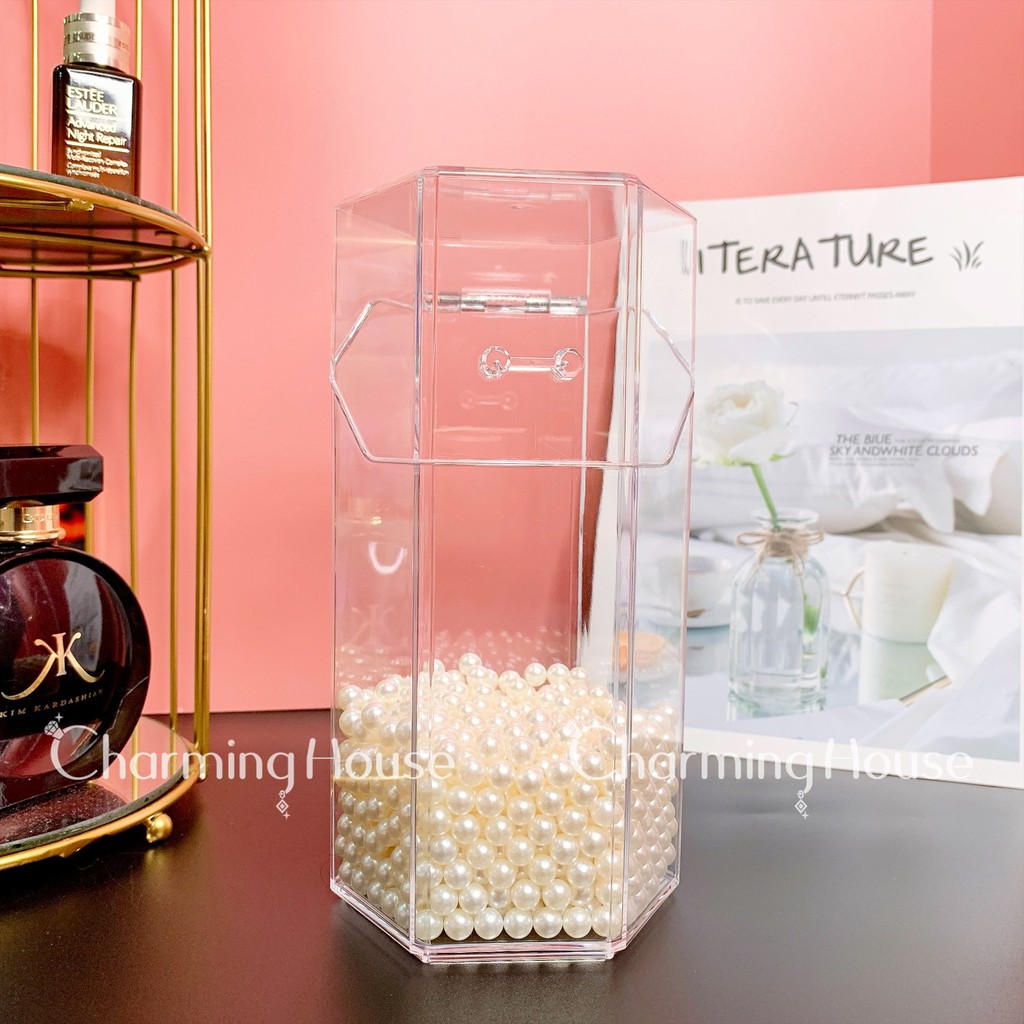 Hộp đựng cọ trang điểm lục giác