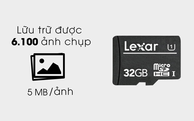 Thẻ nhớ Lexar 32GB,64GB,128GB Micro SD Class 10 tốc độ 100Mb/s