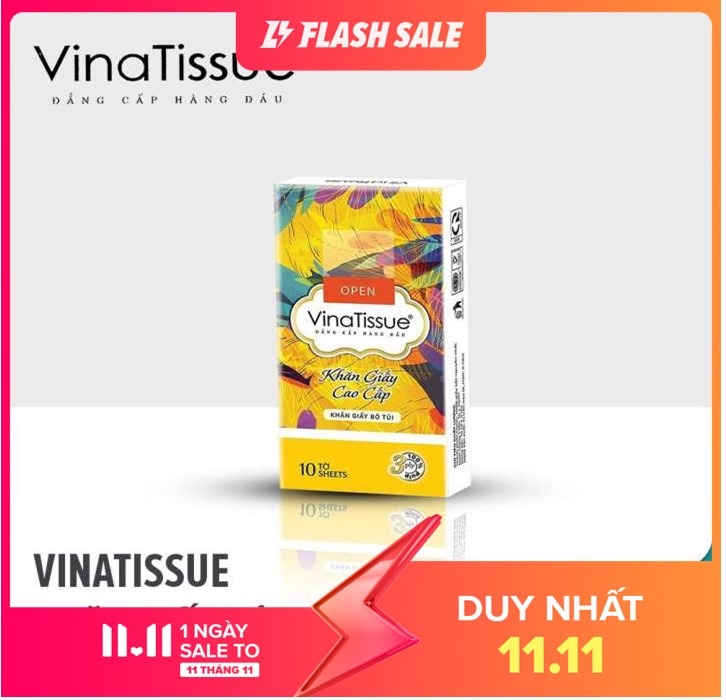 Khăn giấy bỏ túi Vinatissue - Gói 10 tờ