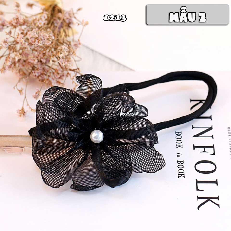 [HCM]Dây Cột Tóc Cánh Hoa Kiểu Hàn Quốc Mẫu Mới Nhất 2019 Ah1213