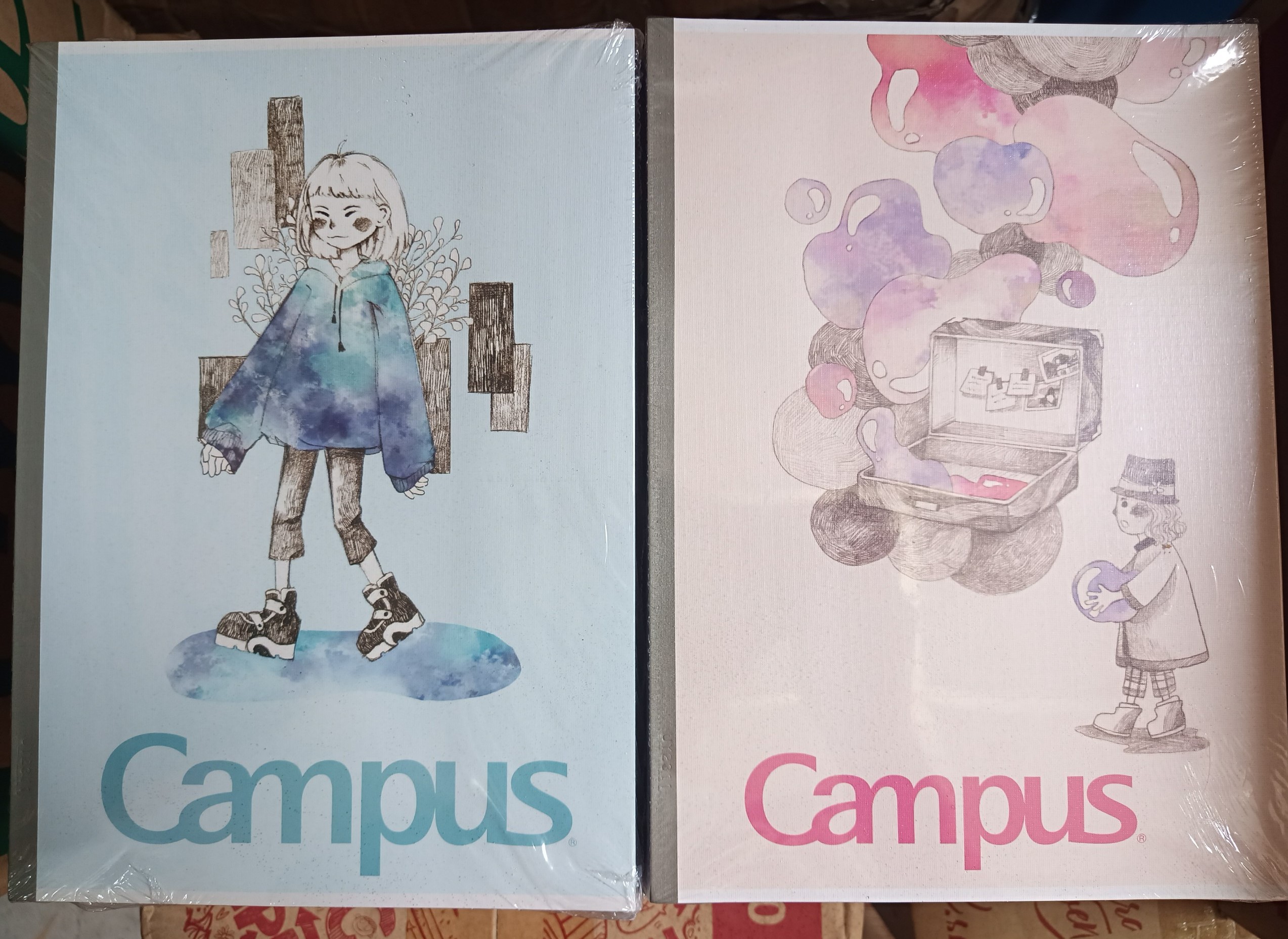 Vở Campus kẻ ngang có chấm Tie Dye 80tr
