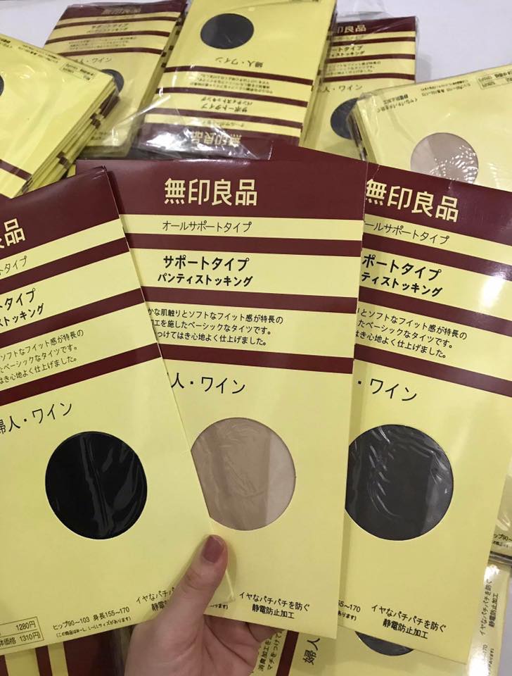 Quần Tất Nhật Muji Nhật Bản Siêu Mỏng Siêu Dai
