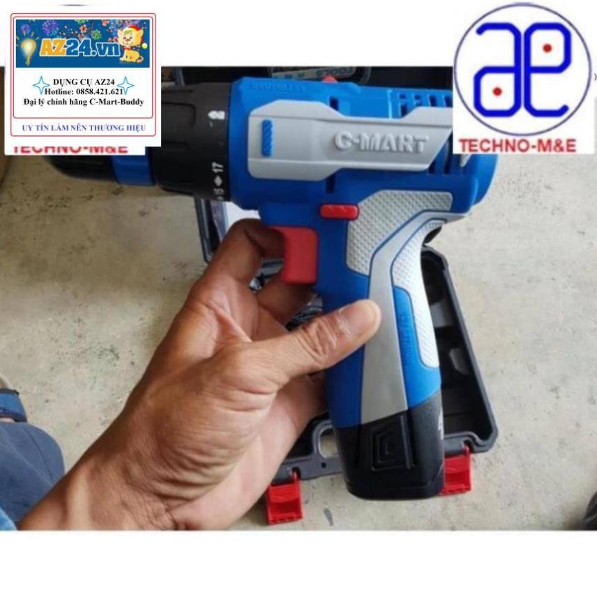 12V Máy khoan sạc pin W0022 C-MART