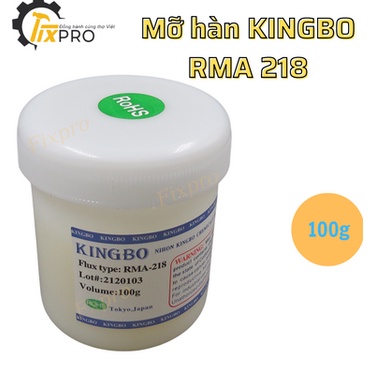 Mỡ hàn không chì kingbo rma - 218 100g chất lượng tốt