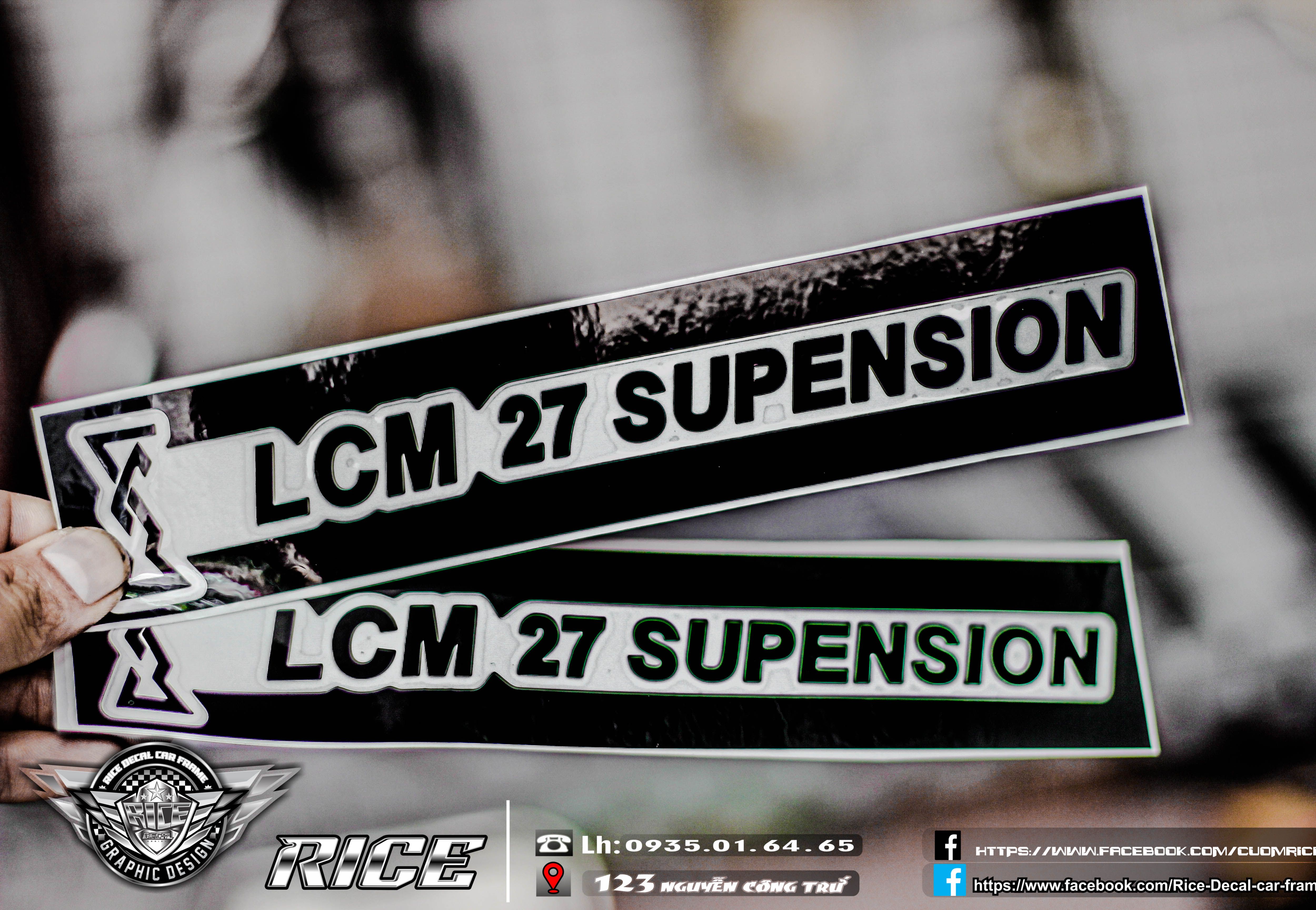 Tem LCM 27 Suspension 2 Màu  ( 1 cặp )