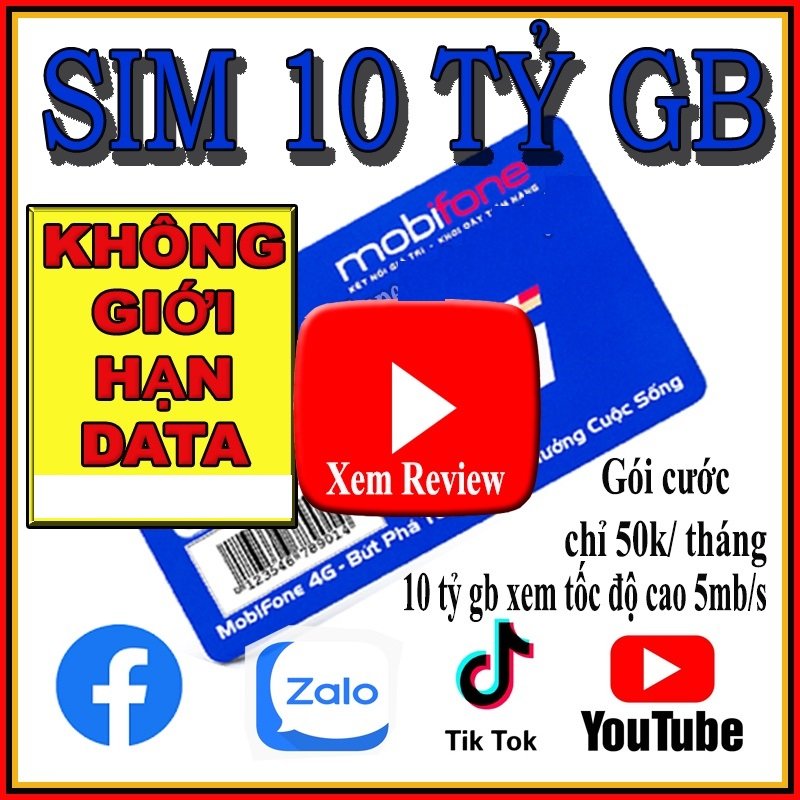Sim Data Ga SIM 3G4G MOBI ED60 FULL KHÔNG GIỚI HẠN DATA CHỈ 60KTHÁNG dùng thả ga từ ...