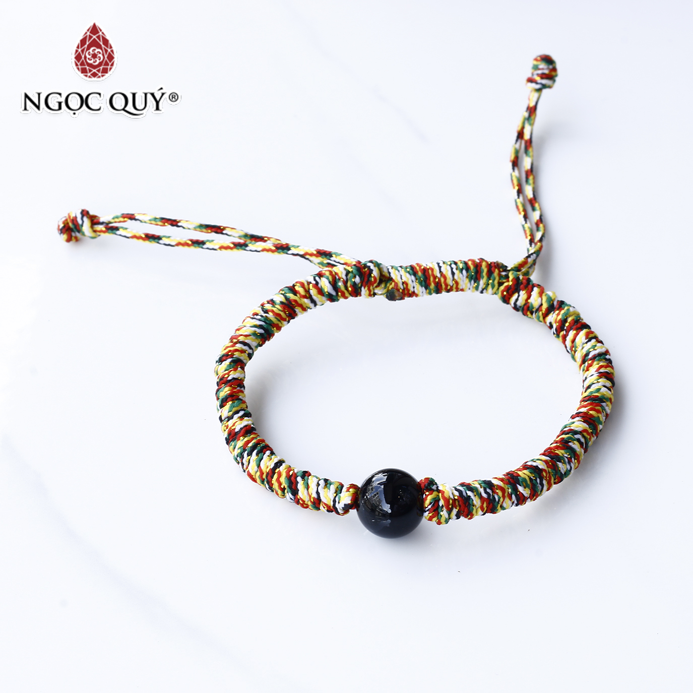 [HCM]Vòng thắt dây đa sắc - Ngọc Quý Gemstones