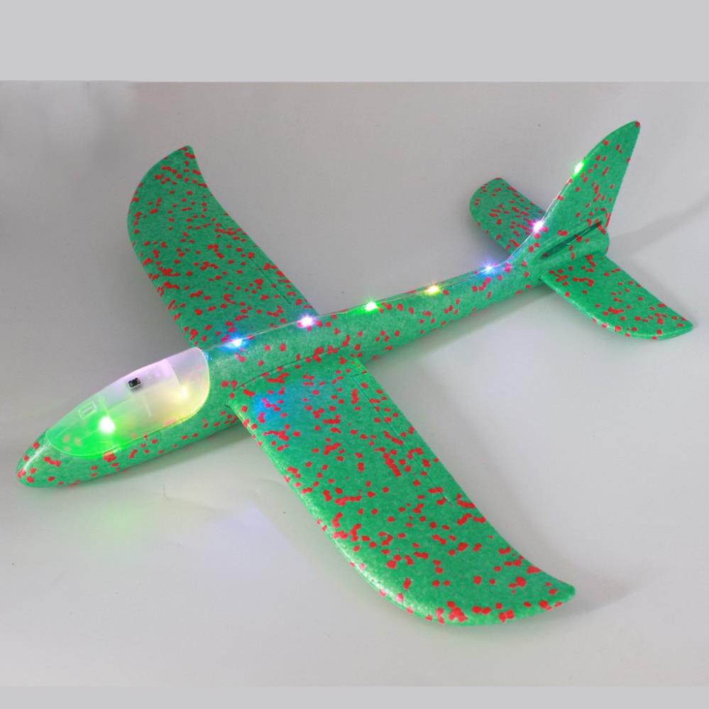 Máy bay xốp có đen led cho bé