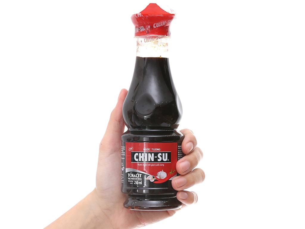 Nước tương tỏi ớt Chinsu chai 250ml