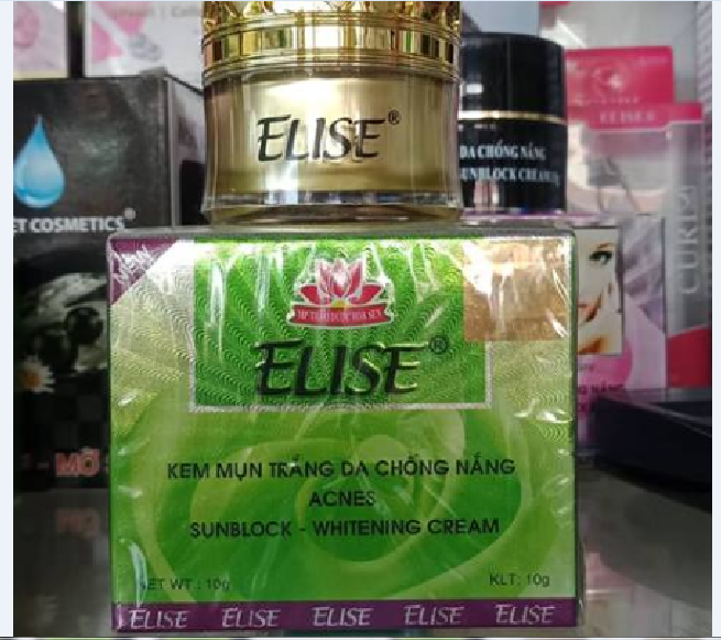 KEM ELISE MỤN, TRẮNG DA, CHỐNG NẮNG 10G