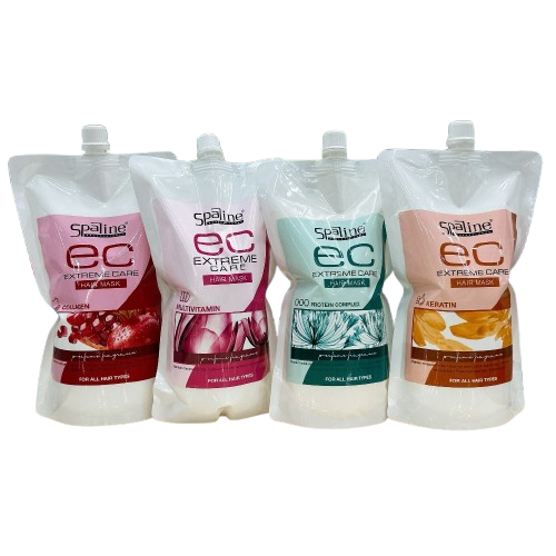 Kem ủ tóc , mặt nạ chăm sóc tóc chuyên sâu Spaline 1000ml dạng túi