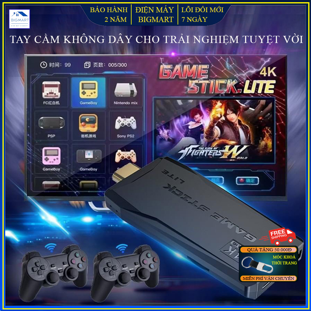 Máy chơi game cầm tay 3500 trò chơi kết nối 4K cổng HDMI cùng tay ...