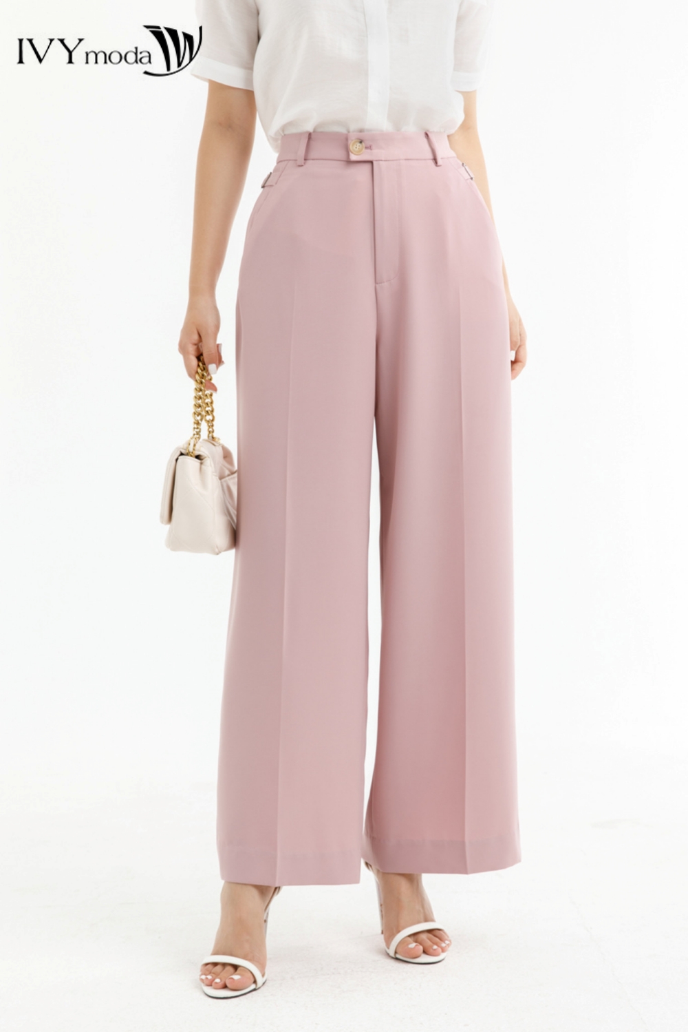 Quần suông dáng dài IVY moda MS 22M7612