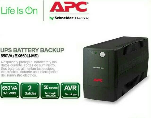 BỘ LƯU ĐIỆN UPS APC BX650LI-MS (KHÔNG ẮC QUY)