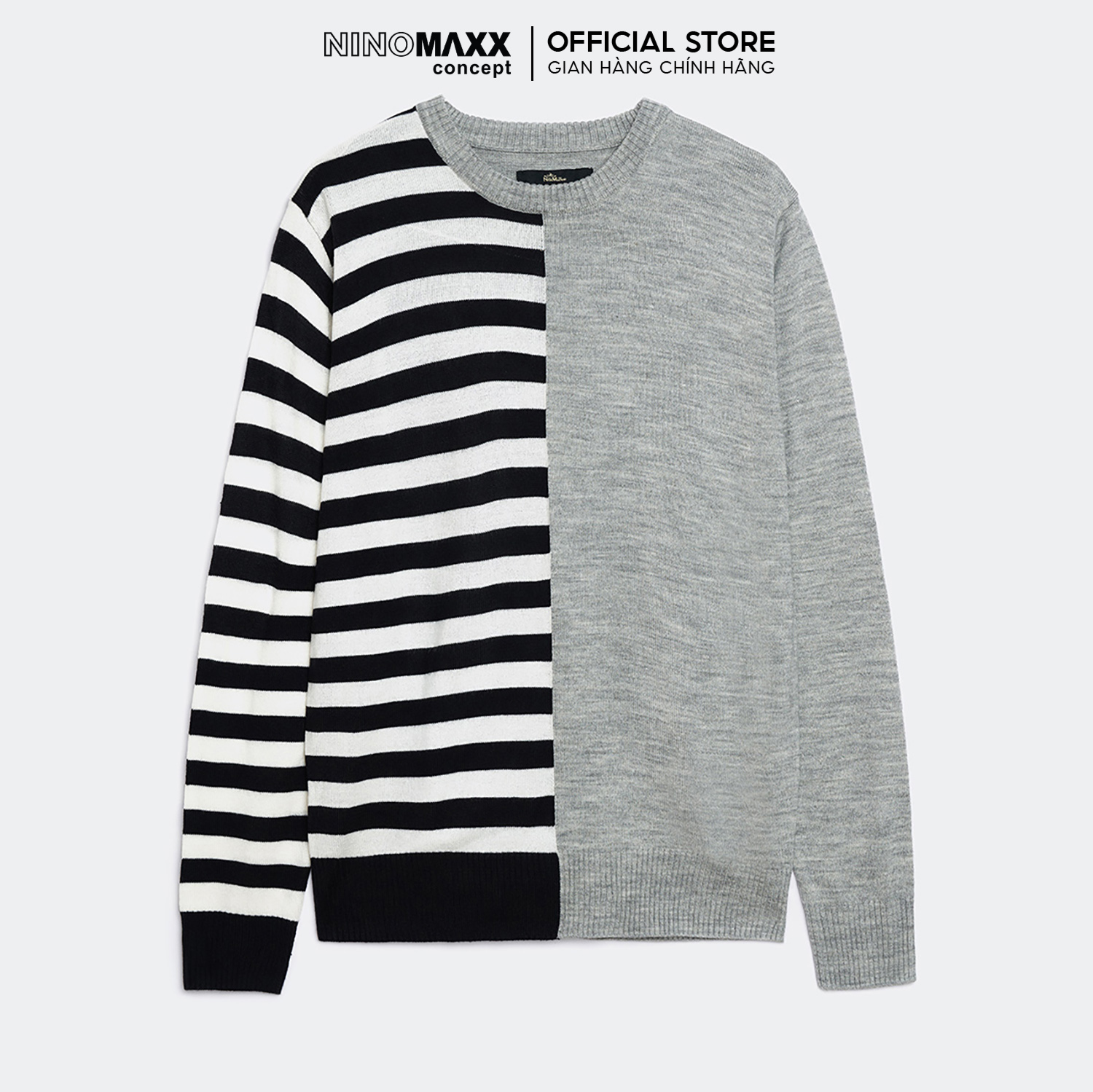 N&M áo Sweater Nam basic tay dài chất len dệt kim 1902089