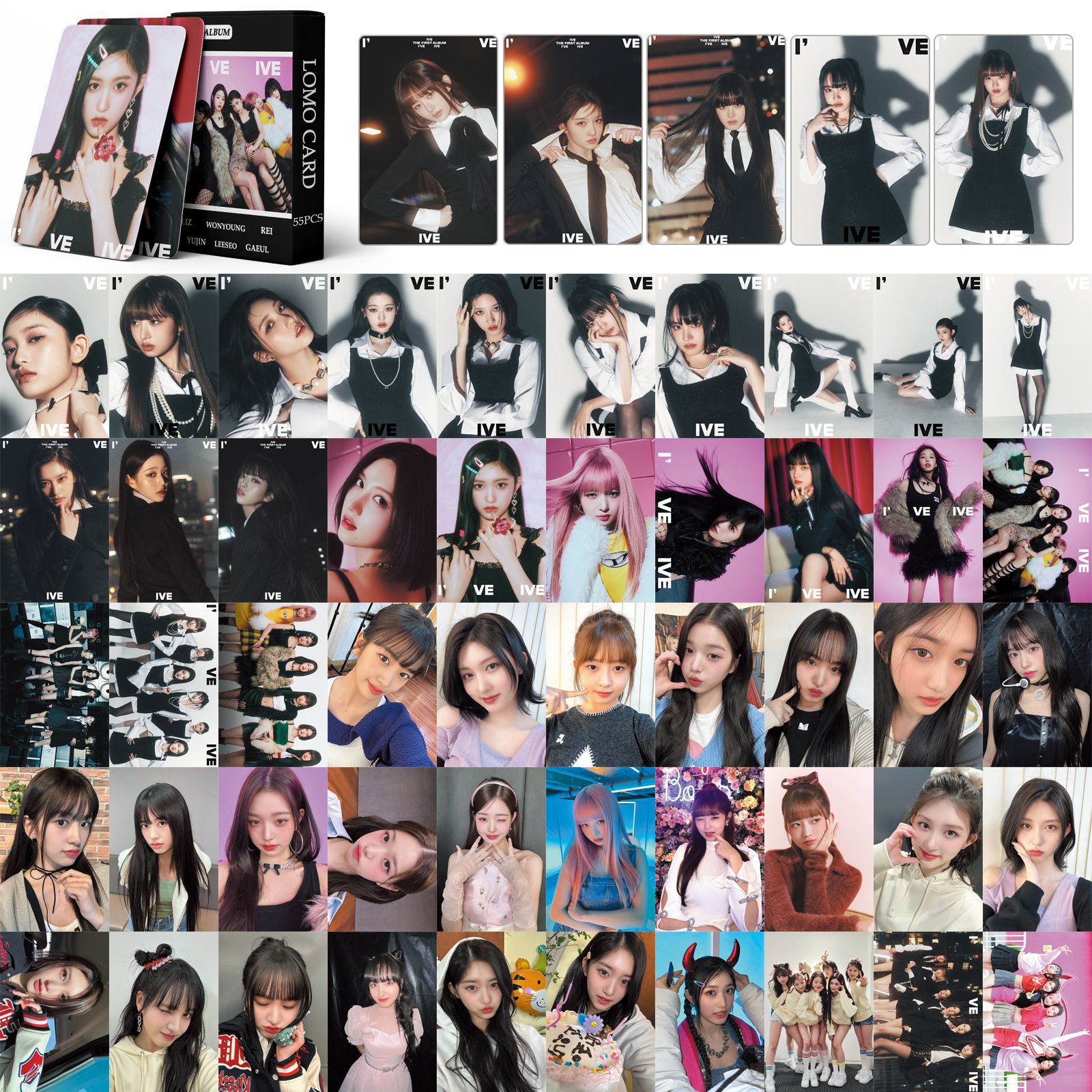 Set 55 lomo card ive - i am 2023