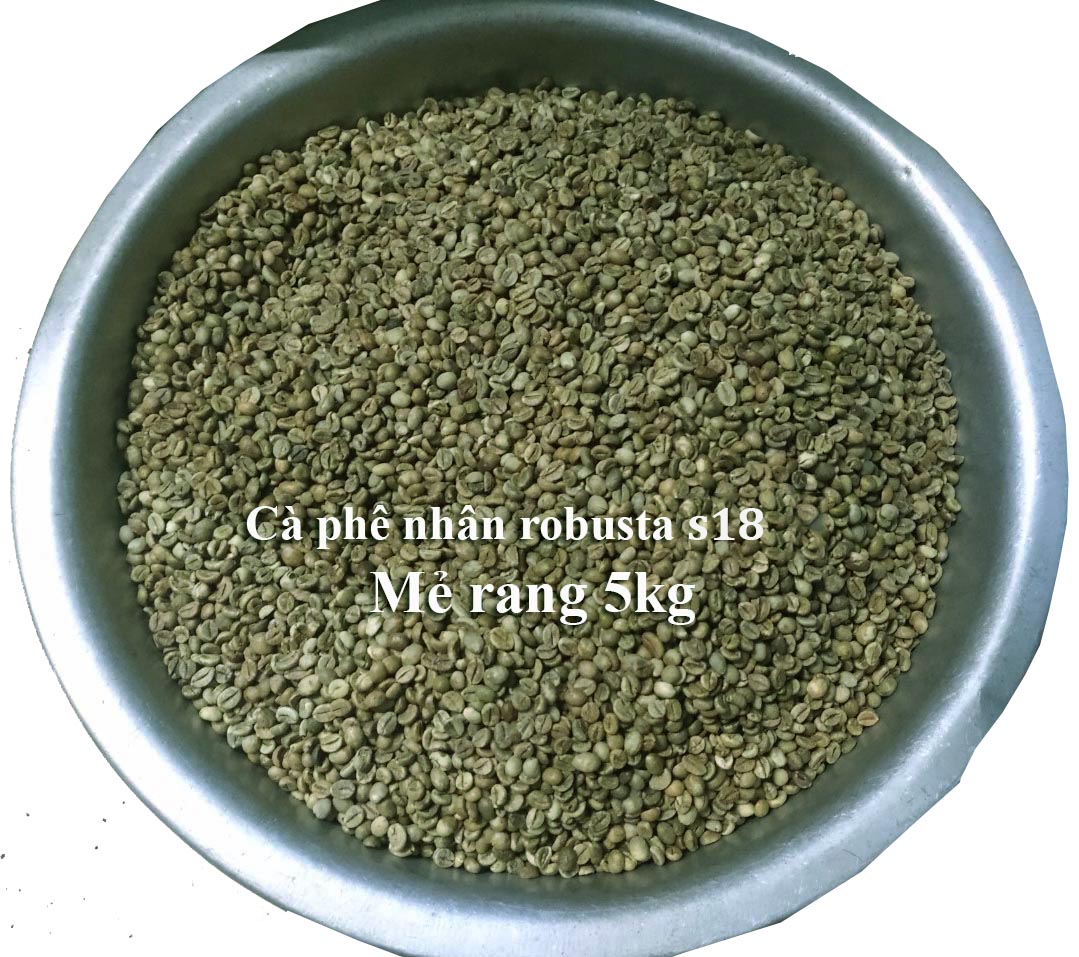 5kg Cà Phê Nhân Robusta S18 vụ mới 2023