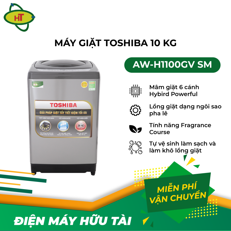 Bảng giá Máy giặt Toshiba 10 Kg AW-H1100GV SM Điện máy Pico