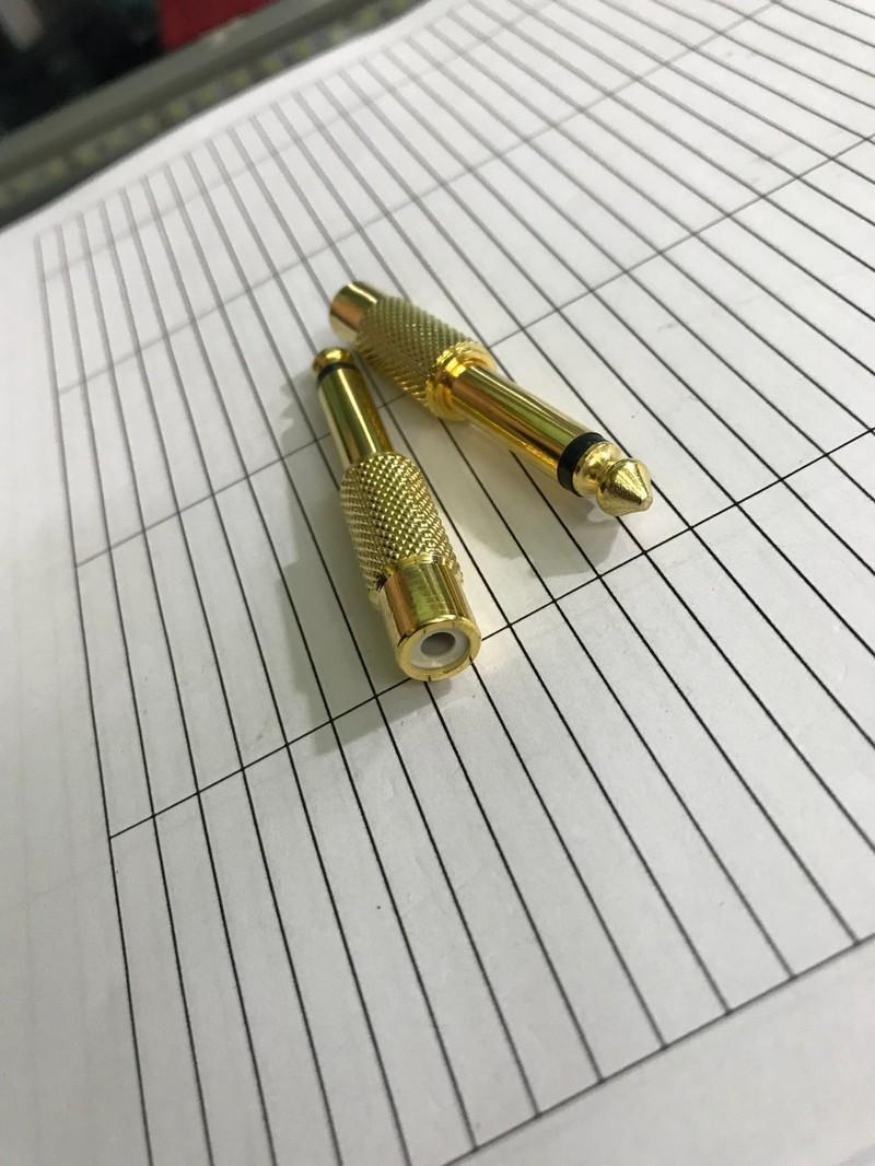 [HCM]COMBO 2 ĐẦU CHUYỂN TỪ JACK 6.5LY RA BÔNG SEN RCA CÁI