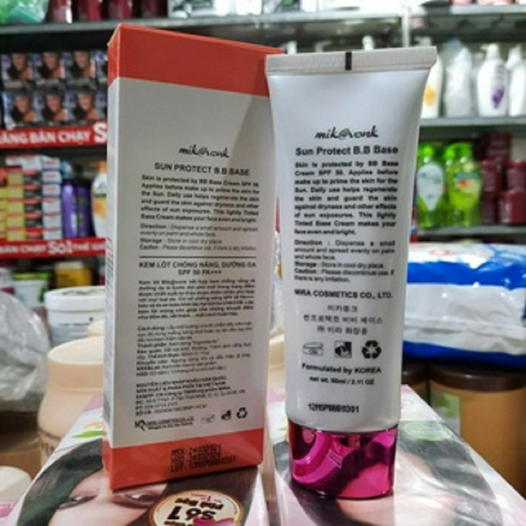 Kem Chống Nắng Dưỡng Da Mik@vonk Sun Protect BB Base 60ml
