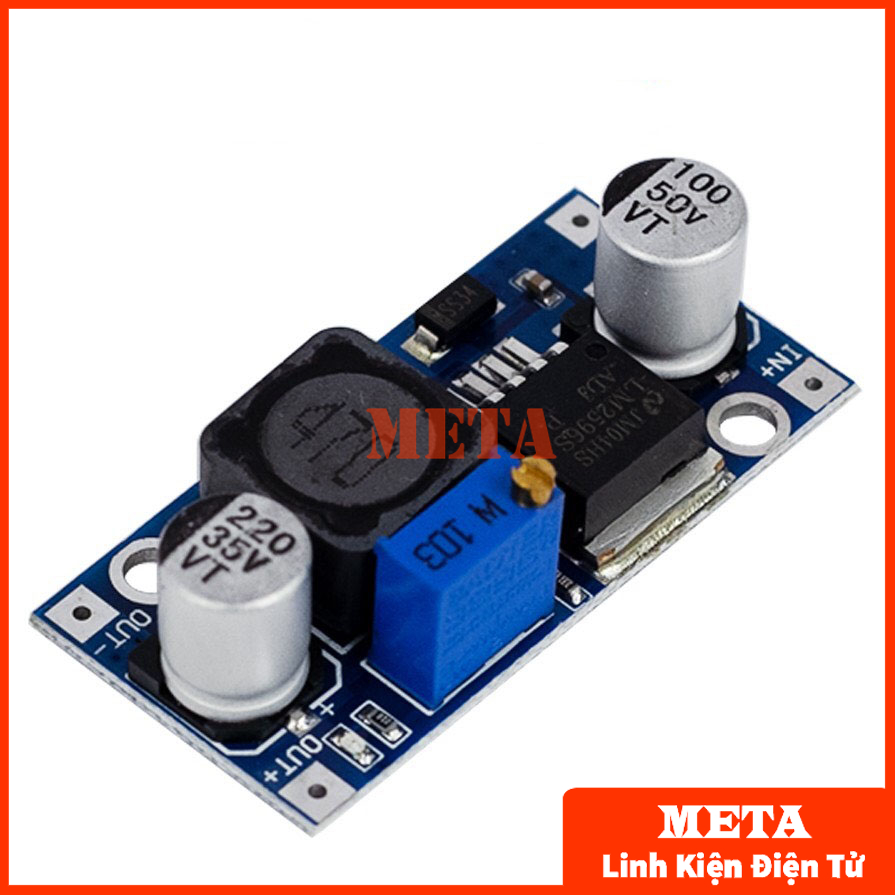 Mạch hạ áp Buck DC-DC LM2596 3A ( Vào 4-35VDC Ra 1-30VDC )