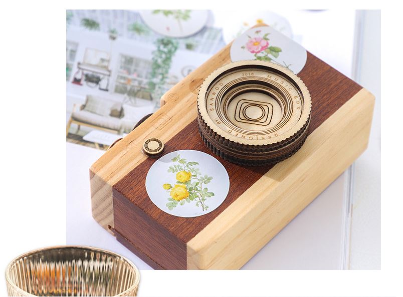 Bộ 46 Sticker Hàn Quốc Hoa Lá trang trí E33