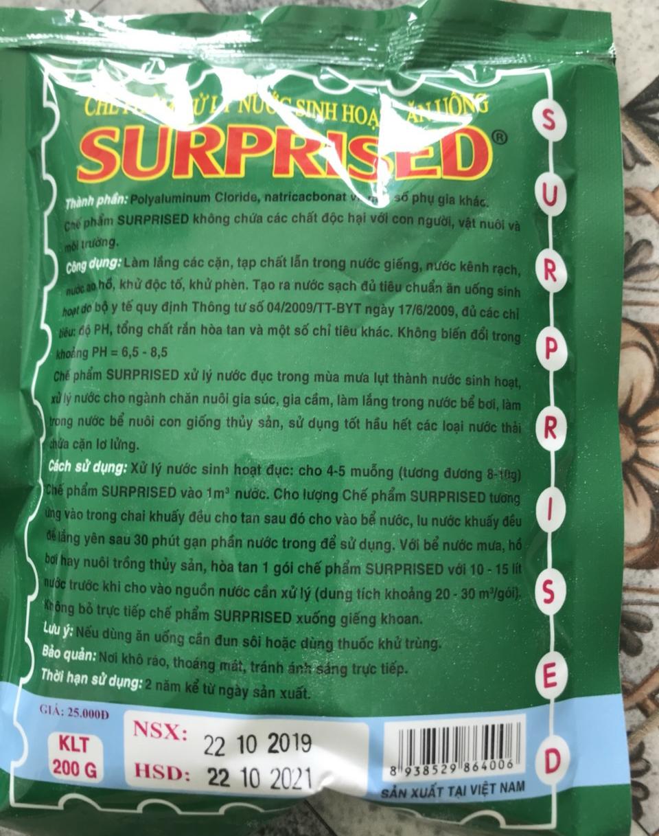 Chế phẩm xử lý nước SURPRISED WATER 250gr