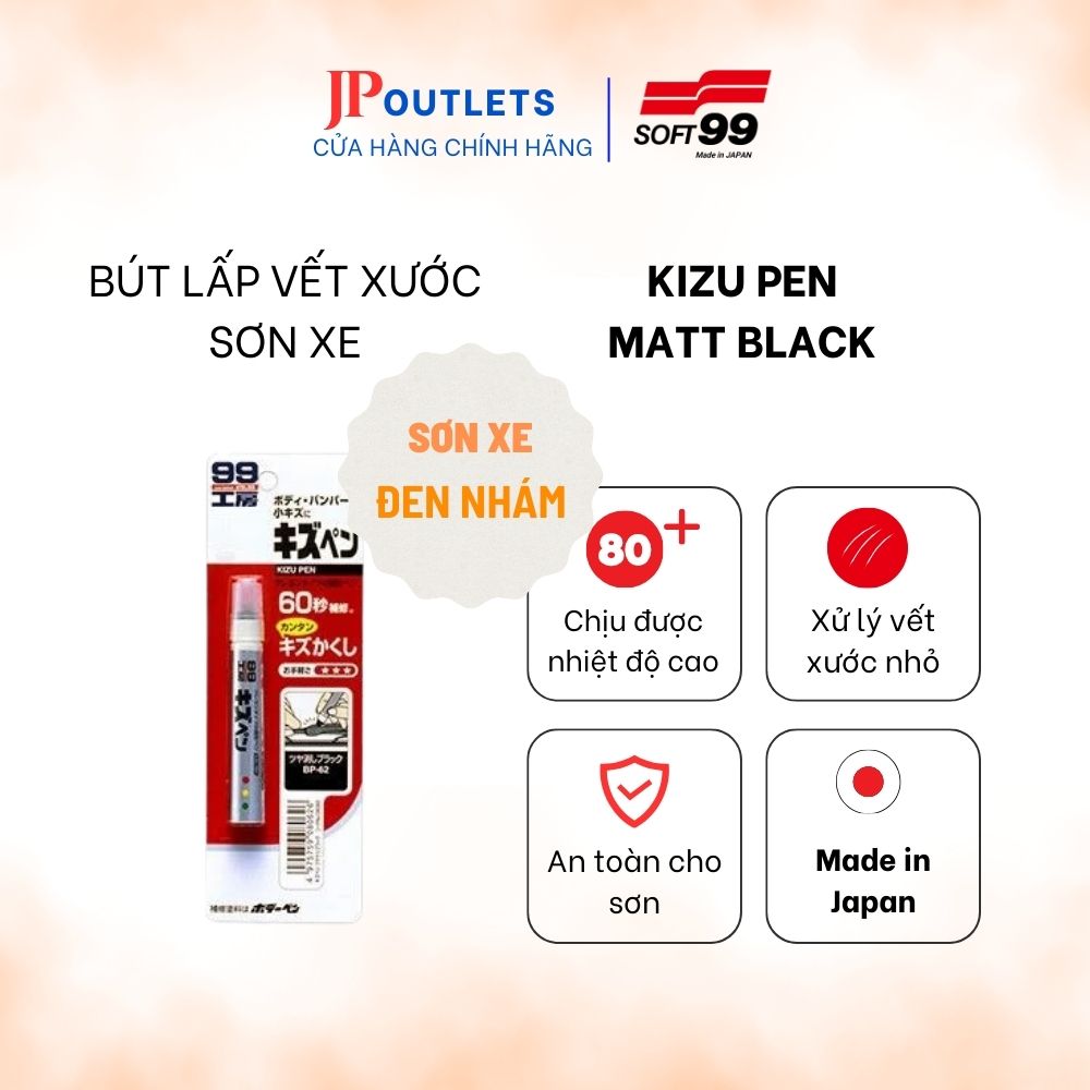 KIZU PEN MAT BLACK BP-62 SOFT99