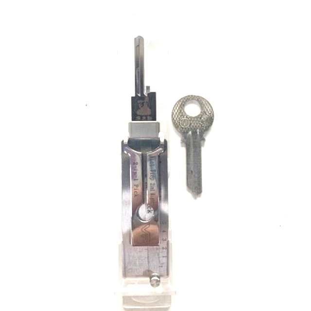 Dụng cụ Lishi đo bi ổ khoá Việt tiệp rãnh phải kèm bộ cỡ làm chìa khoá