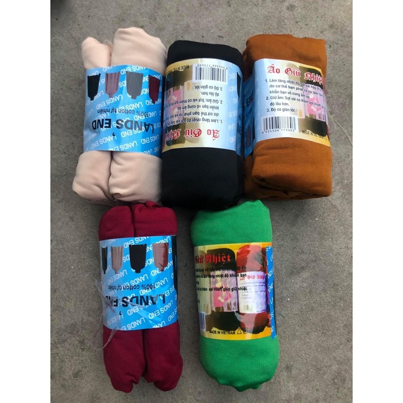 áo giữ nhiệt nữ 100% cotton