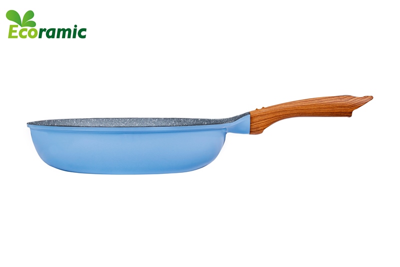 Chảo vân đá ecoramic hàn quốc cao cấp 20cm, 24cm, 26cm, 28cm, 30cm dùng cho mọi loại bếp