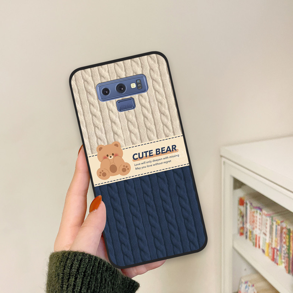 Ốp lưng Samsung Galaxy Note 8 / Note 9 họa tiết gấu bearr cute, đáng yêu