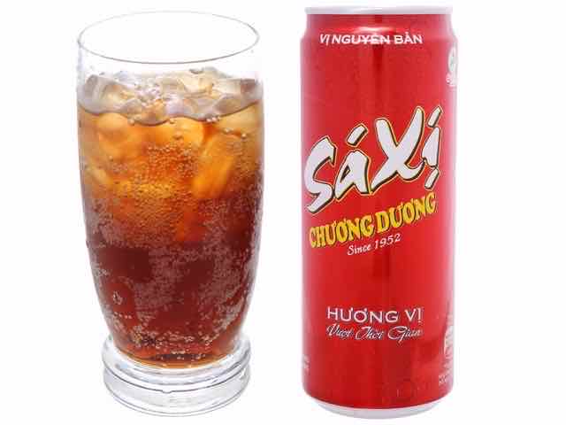Lốc 6 Lon Xá Xị Chương Dương 330ml