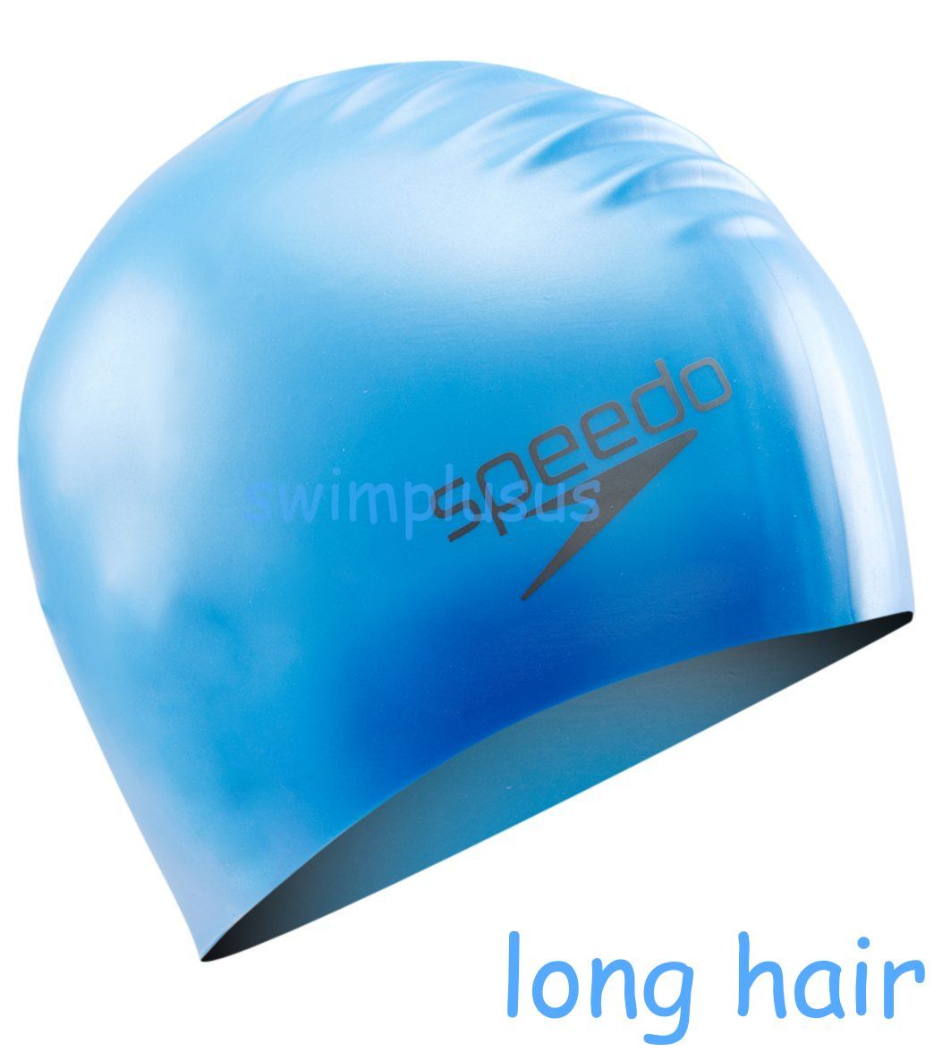 Mũ bơi silicone Plain Flat Speedo ( Long hair )