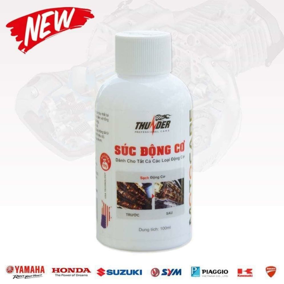 [HCM]Súc động cơ xe máy engine flush Thunder